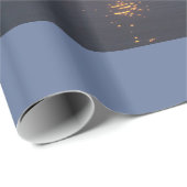 Mississipi River Sunrise Wrapping Paper Geschenkpapier (Rolleneckpunkt)