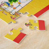 Mississippi 11x14 Vintage Karte Puzzle (Seite)