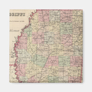 Mississippi 3 magnet