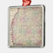 Mississippi 3 silbernes ornament (Links)