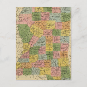 Mississippi 5 postkarte