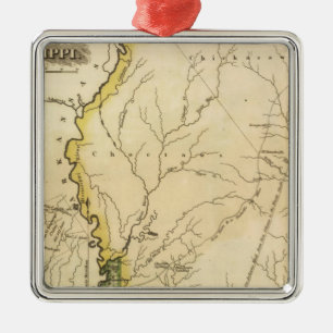 Mississippi 5 silbernes ornament