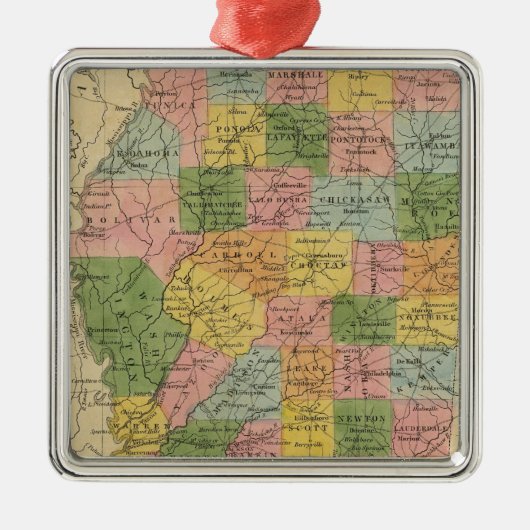Mississippi 6 silbernes ornament (Vorne)