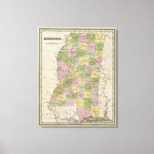 Mississippi 7 leinwanddruck (Vorderseite)