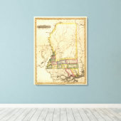 Mississippi 7 leinwanddruck (Insitu (Holzboden))