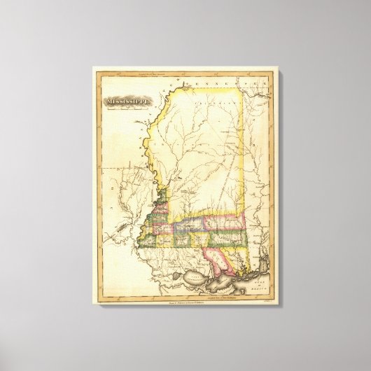 Mississippi 7 leinwanddruck (Vorderseite)