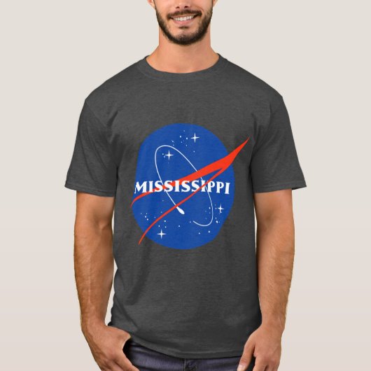 Mississippi Astronaut Oversized T-Shirt (Vorderseite)