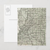 Mississippi Atlas Karte (Vorne/Hinten)