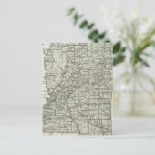 Mississippi Atlas Karte (Stehend Vorderseite)
