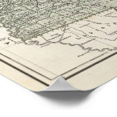Mississippi Atlas Karte Poster (Ecke)