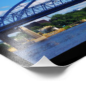 Mississippi-Brücke Fotodruck (Ecke)