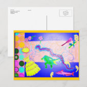 Mississippi Collage Postkarte (Vorne/Hinten)