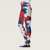 Mississippi Crimson & Blue Rebel Spirit Camo Leggings (Links)