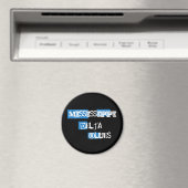 Mississippi Delta Blues Magnet (In Situ (Geschirrspüler))