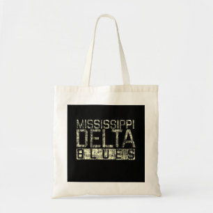 Mississippi Delta Blues Vintag Retro gestört T Tragetasche