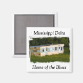Mississippi Delta Magnet (Vorderseite/Rückseite)