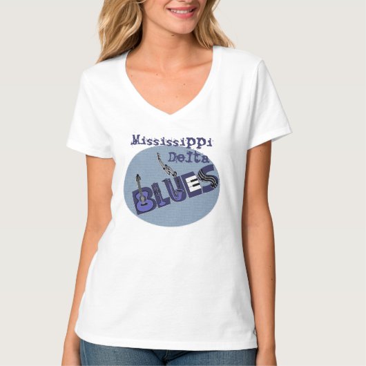 Mississippi-DeltaBlues-T - Shirt (Vorderseite)