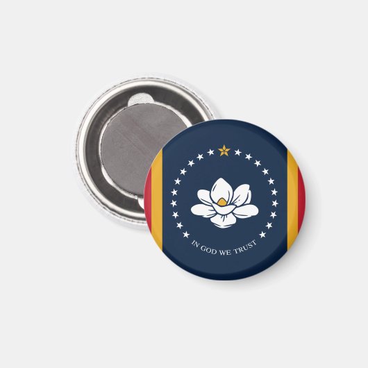 Mississippi Flag 2020 Magnet (Vorderseite/Rückseite)
