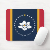 Mississippi Flag 2020 Mousepad (Mit Mouse)