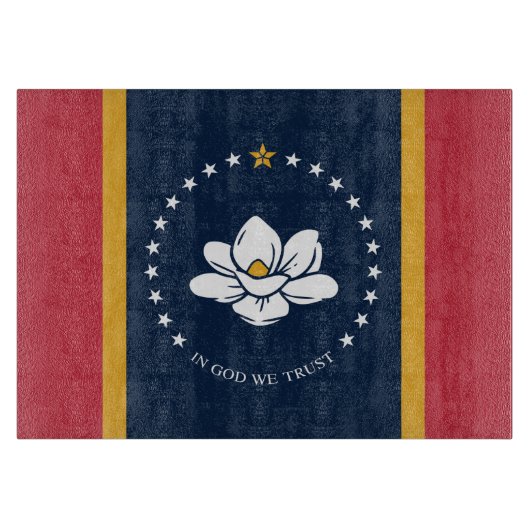 Mississippi Flag 2020 Neu Schneidebrett (Vorderseite)