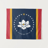 Mississippi Flag 2020 Neu Wandteppich (Vorderseite (Horizontal))