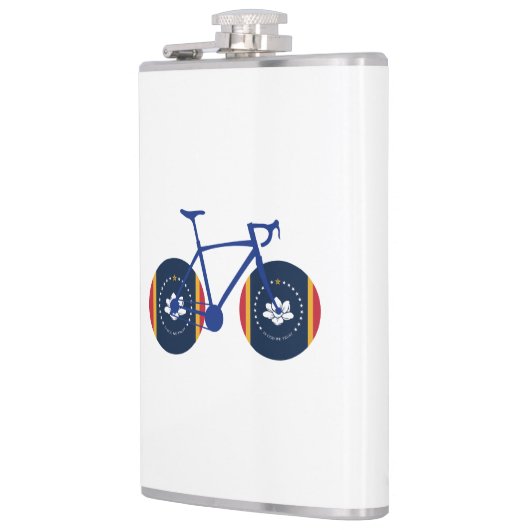 Mississippi Flag Cycling Flachmann (Links)