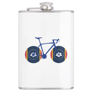 Mississippi Flag Cycling Flachmann