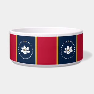 Mississippi Flag Pet Bowl Napf