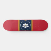 Mississippi-Flagge Skateboard (Horizontal)