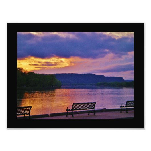 Mississippi-Fluss Fotodruck (Vorne)