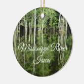Mississippi Fluss Iowa Banks Keepake Ornament (Links)