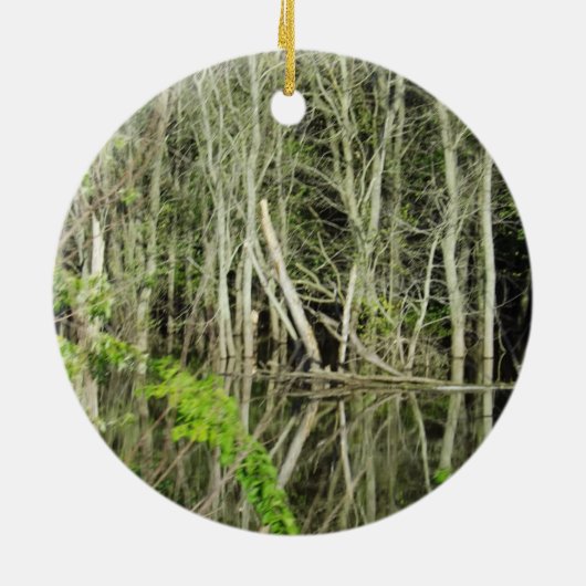 Mississippi Fluss Iowa Banks Keepake Ornament (Hinten)