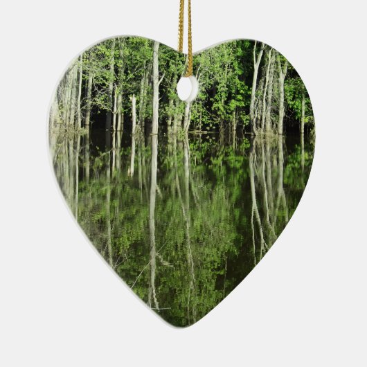 Mississippi Fluss Iowa Banks Keepake Ornament (Rechts)