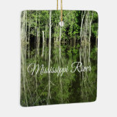 Mississippi Fluss Iowa Banks Keepake Ornament (Rechts)