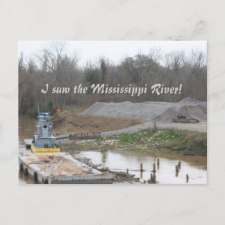 Mississippi-Fluss Postkarte