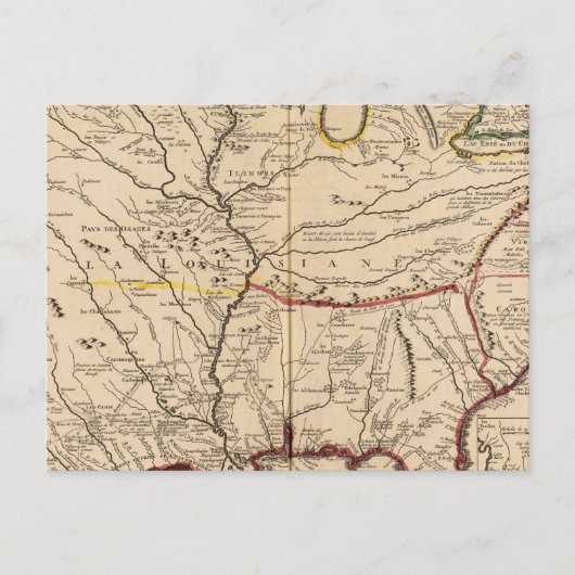 Mississippi-Fluss Postkarte (Vorderseite)