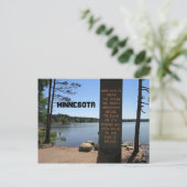 Mississippi Fluss Source Sourvenir Postcard Postkarte (Stehend Vorderseite)