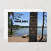 Mississippi Fluss Source Sourvenir Postcard Postkarte (Vorne/Hinten)