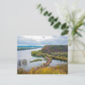 Mississippi Fluss und bewaldete Bluffs Postcard Postkarte (Stehend Vorderseite)