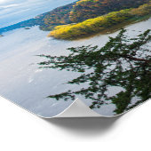 Mississippi Fluss und Wälder im Herbst Poster (Ecke)