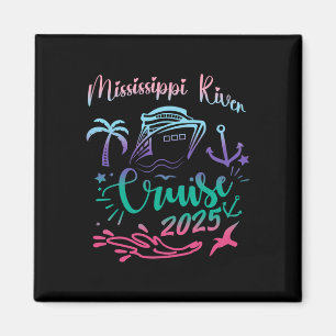 Mississippi-Flusskreuzfahrt 2025 Familienurlaubsre Magnet