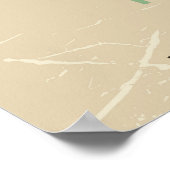 Mississippi Flussschiff Vintage Reiseplakat Poster (Ecke)