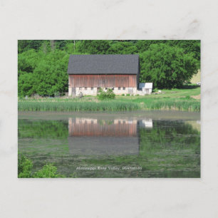 Mississippi Flusstal Postkarte