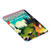 Mississippi für Abenteuer Magnet (Rechte Seite)