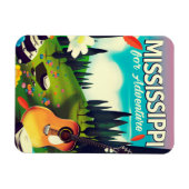 Mississippi für Abenteuer Magnet (Horizontal)