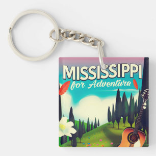 Mississippi für Abenteuer Schlüsselanhänger