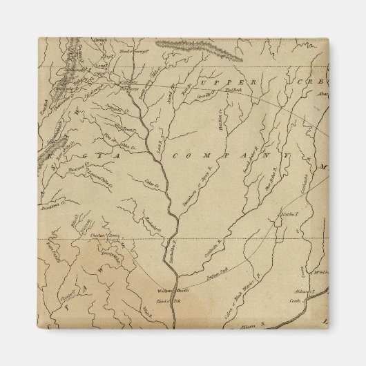 Mississippi-Gebiet 3 Magnet (Vorne)