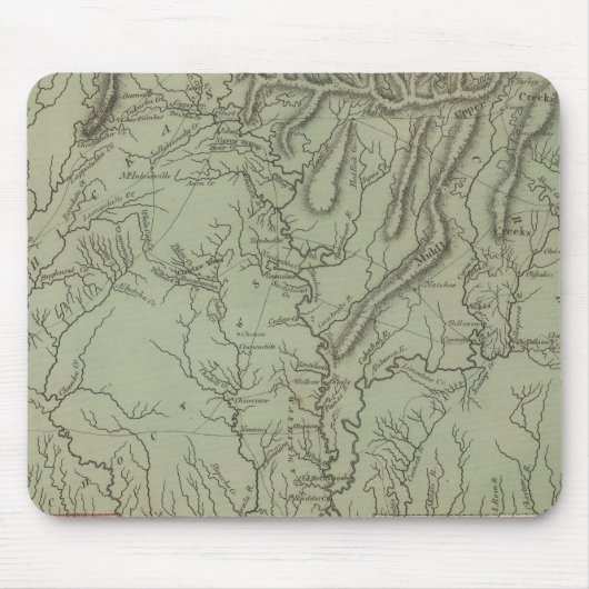 Mississippi-Gebiet Mousepad (Vorne)