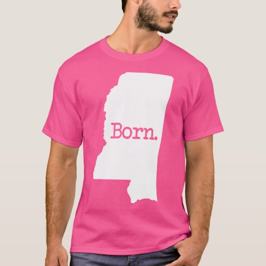 Mississippi Geboren MS T-Shirt (Vorderseite)