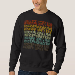 Mississippi Gopher Frog Amphibian Sweatshirt
